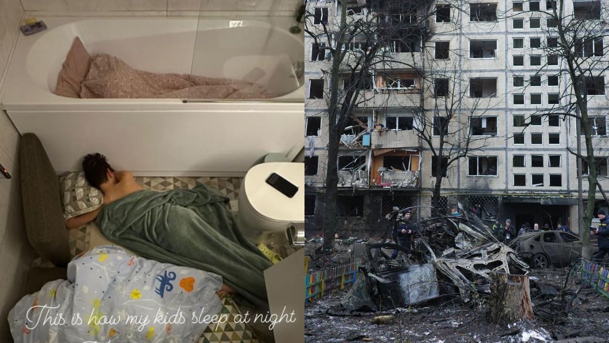 Последствия удара по Киеву Последствия удара по Киеву