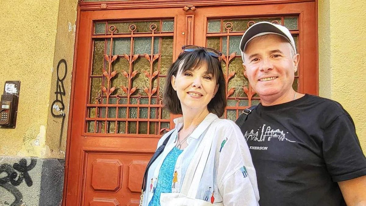 Константин Грубич с женой