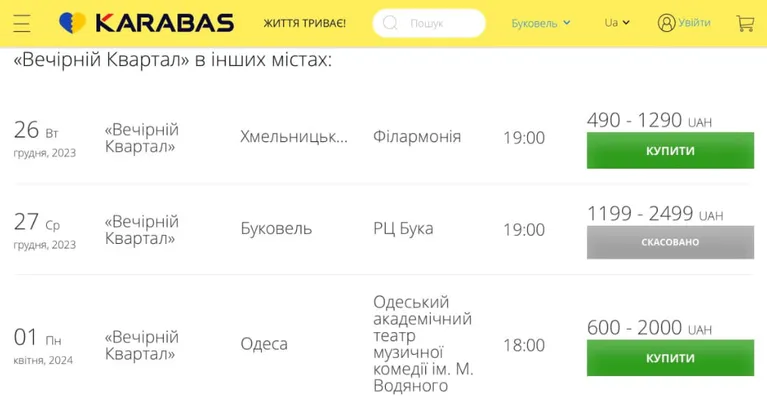 Вечірній квартал