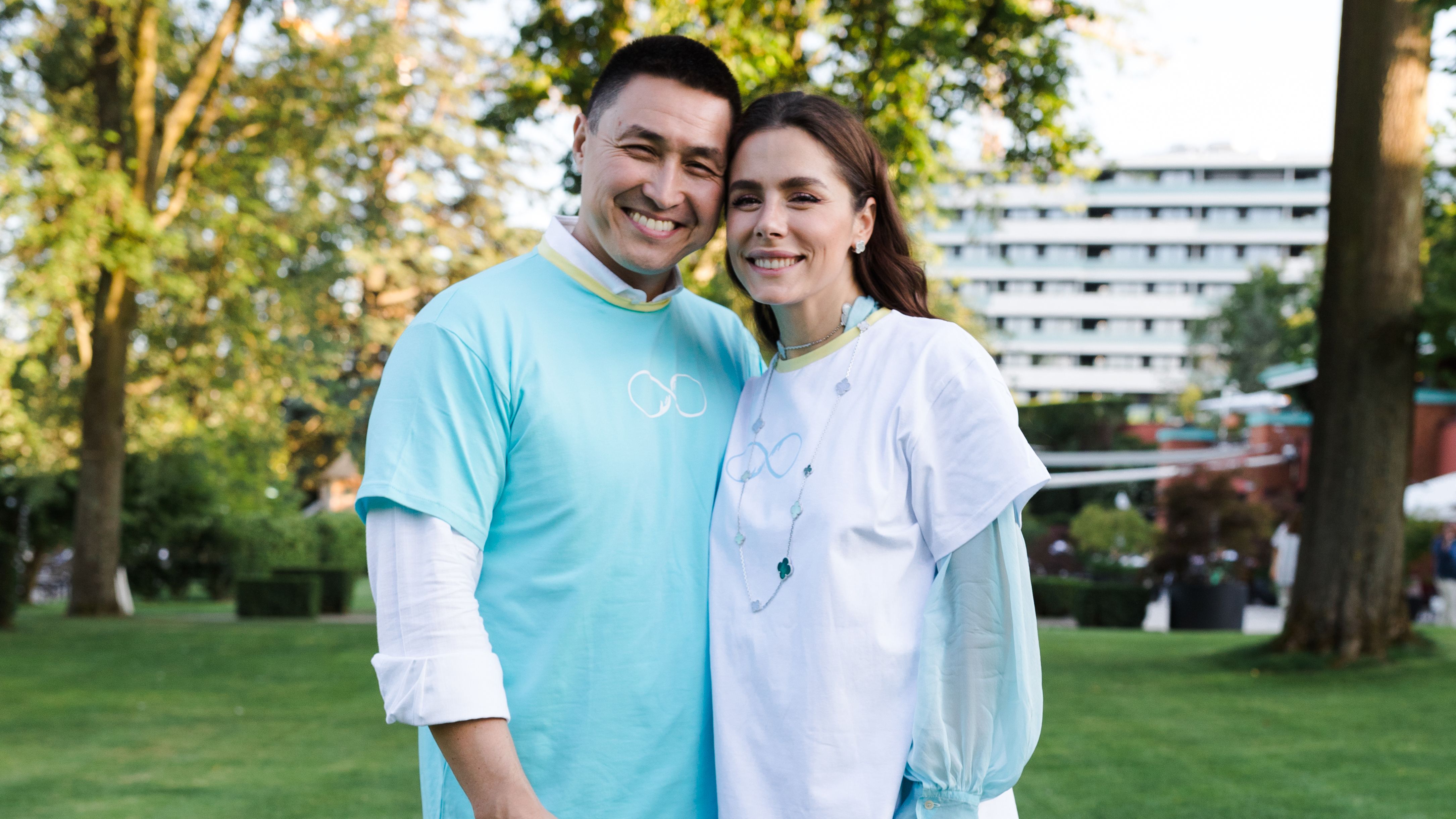 Іванна Онуфрійчук з чоловіком Іванна Онуфрійчук з чоловіком