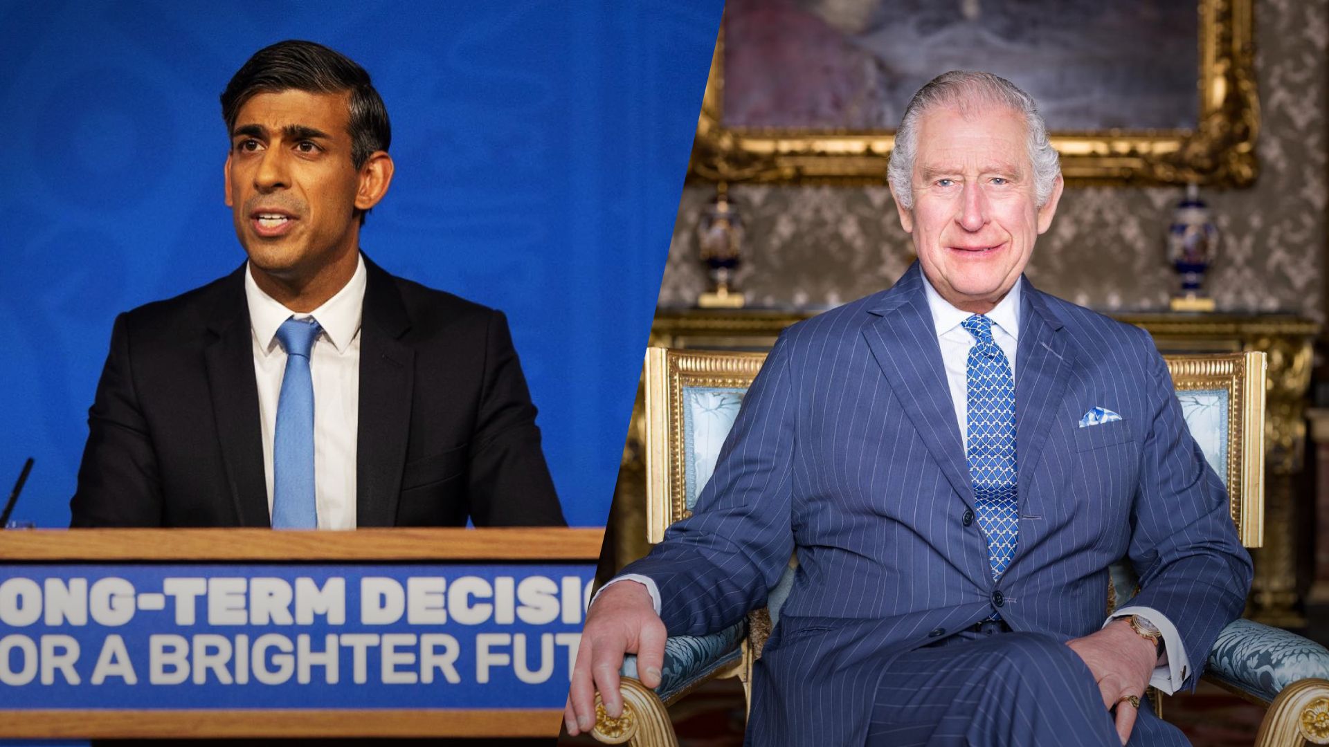 Риши Сунак и Чарльз III Риши Сунак и Чарльз III