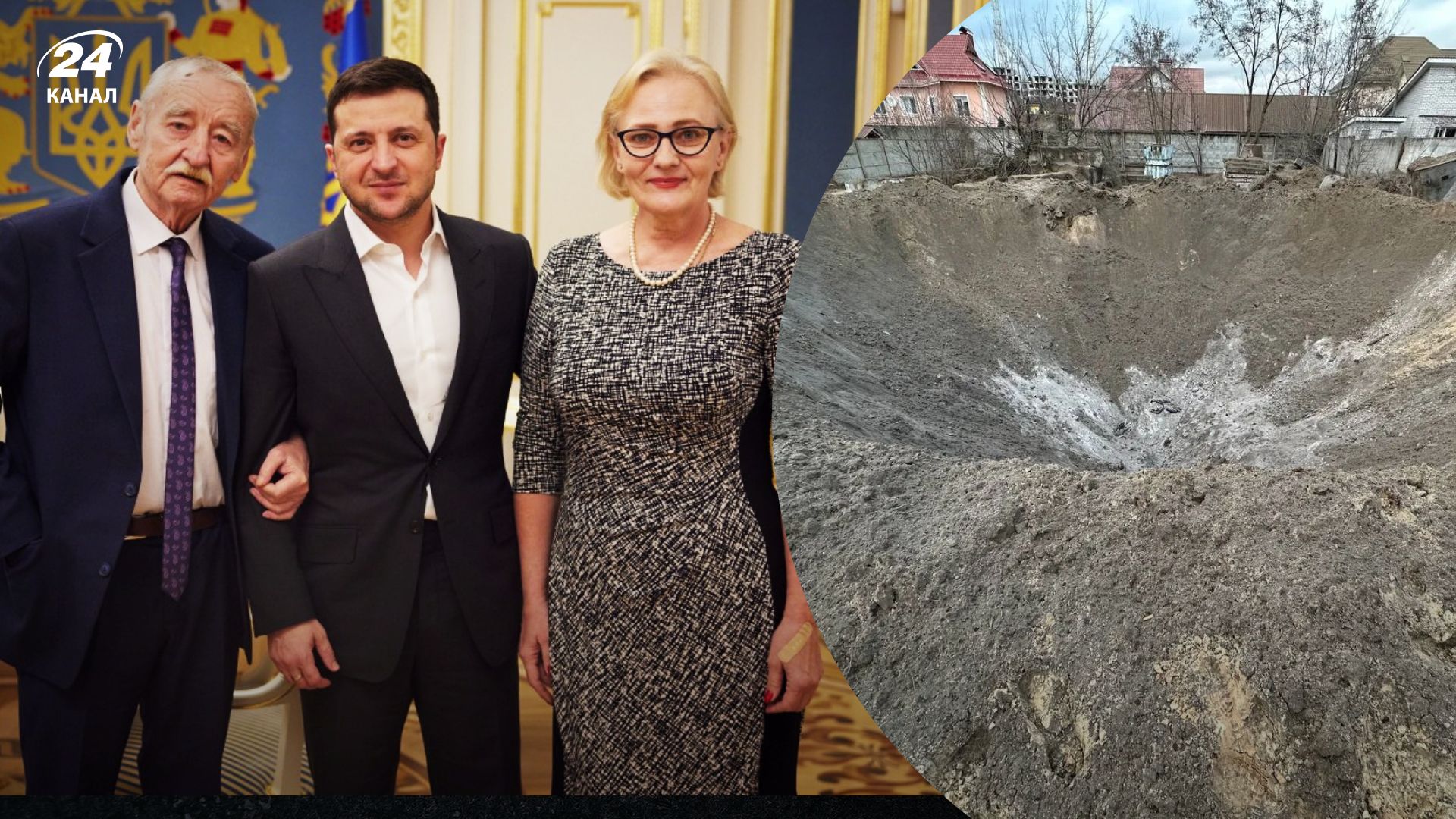 Игорь Поклад с женой и Владимиром Зеленским Игорь Поклад с женой и Владимиром Зеленским