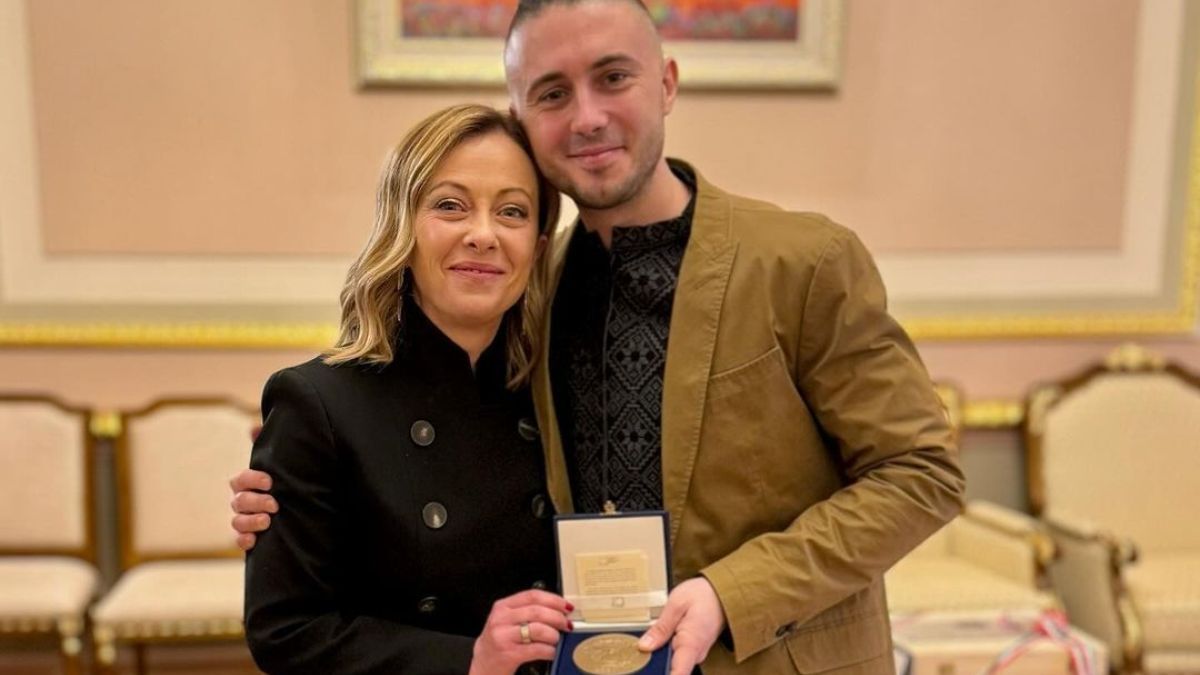 Джорджа Мелоні та Тарас Тополя Джорджа Мелоні та Тарас Тополя