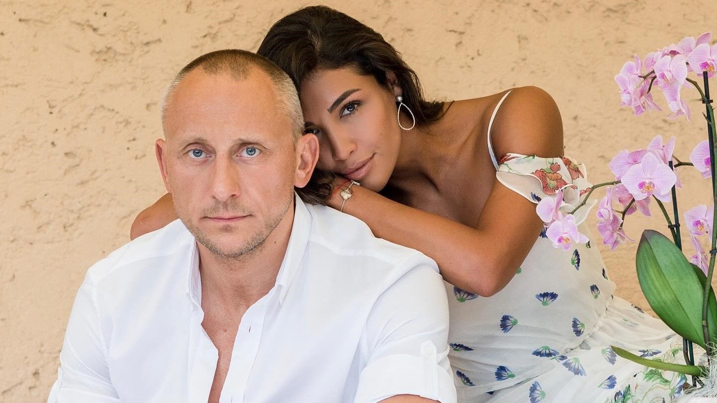 Санта Дімопулос з чоловіком Санта Дімопулос з чоловіком