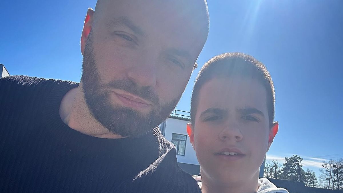 Слава Дьомін разом з сином Владом Слава Дьомін разом з сином Владом