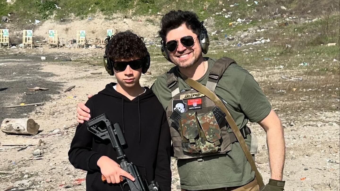 Андрей Джеджула с сыном Андрей Джеджула с сыном
