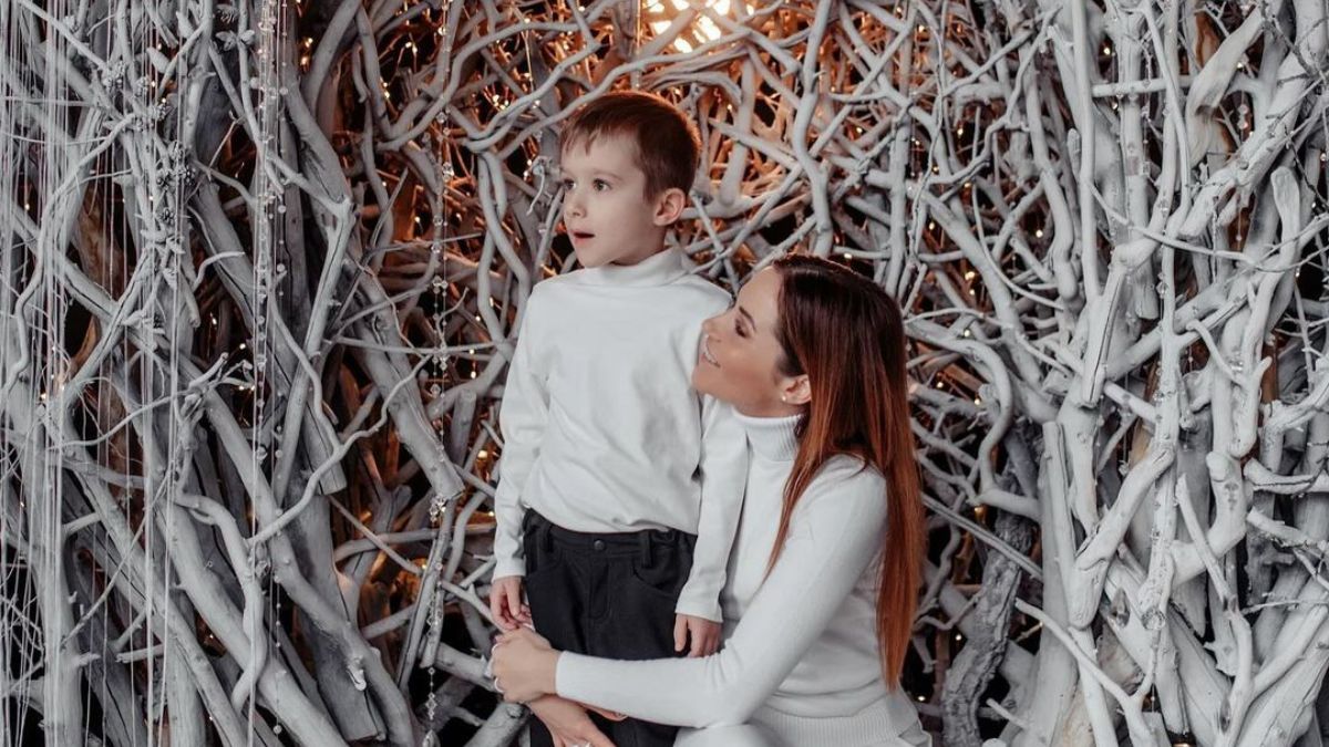 Наталка Денисенко с сыном Наталка Денисенко с сыном