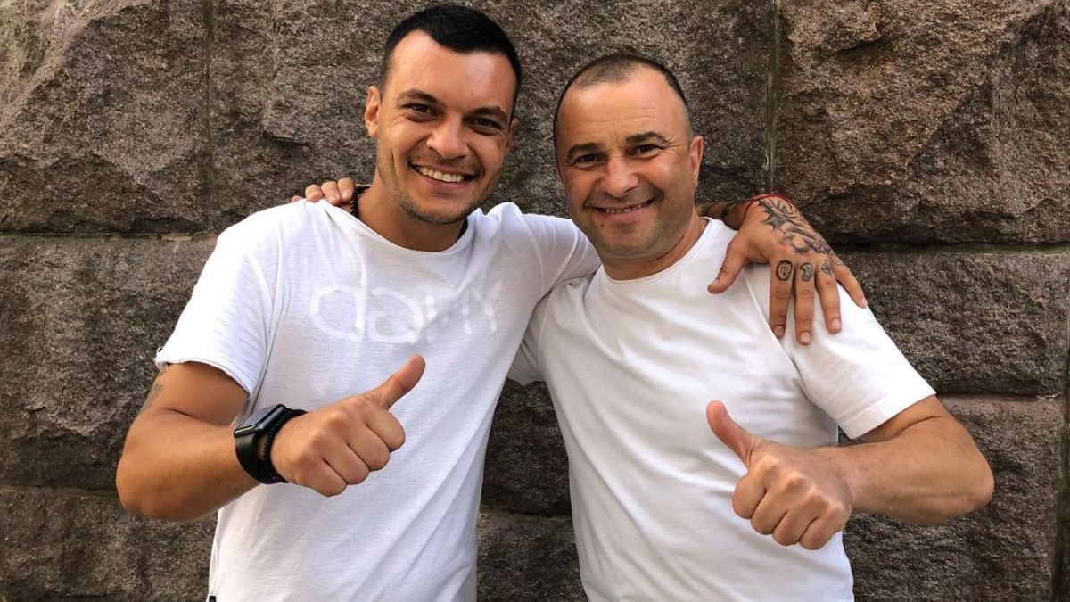 Виктор Павлик с сыном Виктор Павлик с сыном