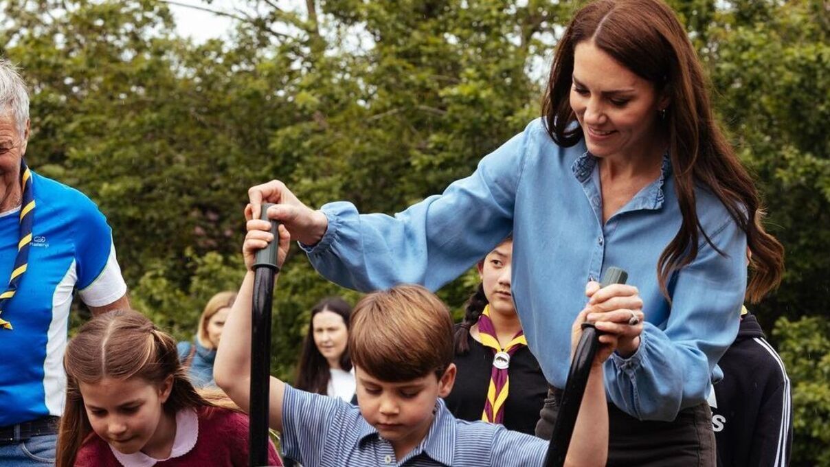 Кейт Миддлтон и Луи Кейт Миддлтон и Луи