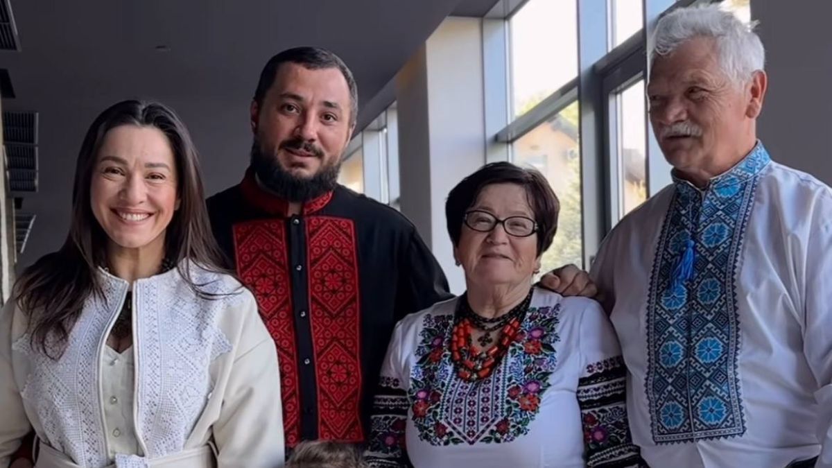 Наталка Карпа разом з родиною Наталка Карпа разом з родиною