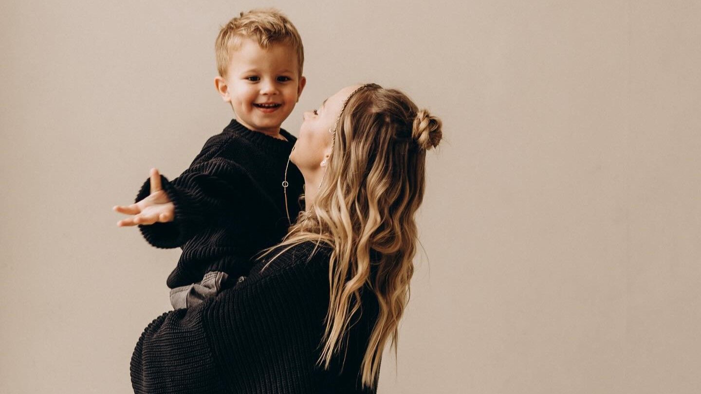 Катерина Репяхова з сином Катерина Репяхова з сином