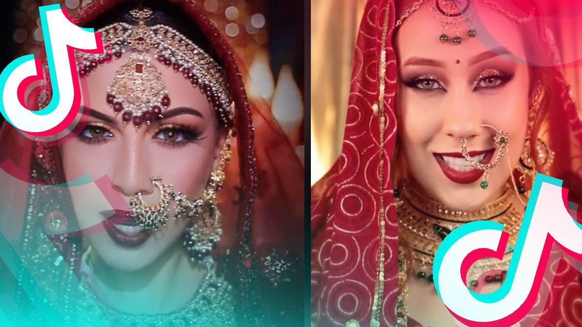 Тікток розриває індійський тренд Asoka makeup