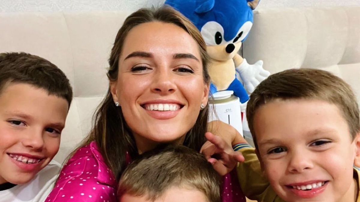 Христина Решетник з дітьми Христина Решетник з дітьми