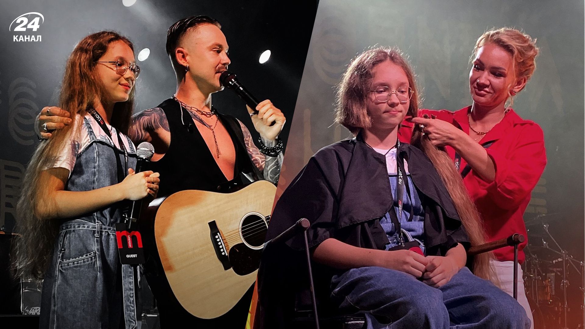 Дівчинка відрізала волосся для допомоги ЗСУ Дівчинка відрізала волосся для допомоги ЗСУ