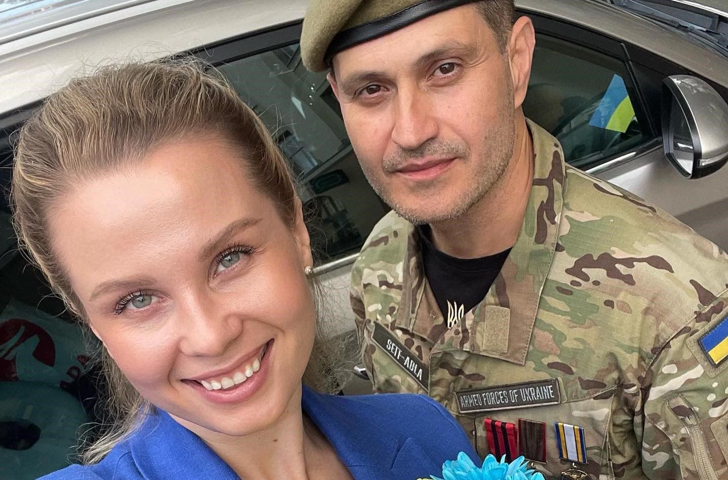 Ахтем Сеітаблаєв з нареченою Мар'яною Боцвинюк Ахтем Сеітаблаєв з нареченою Мар'яною Боцвинюк