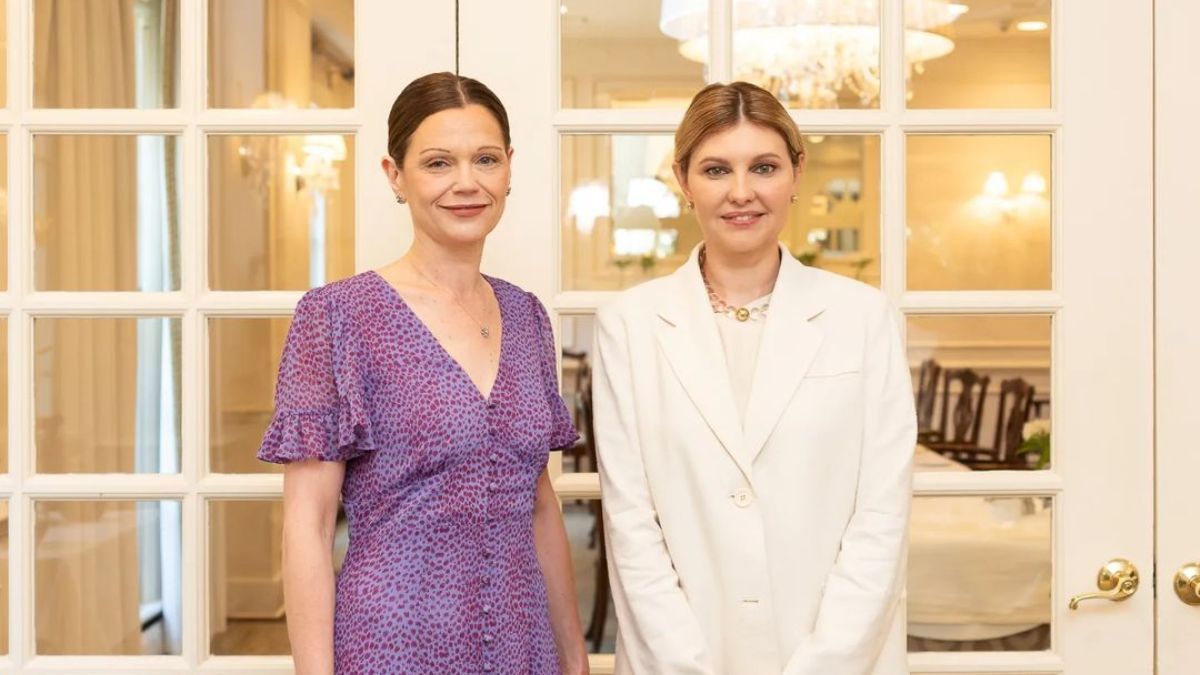 Виктория Стармер и Елена Зеленская Виктория Стармер и Елена Зеленская