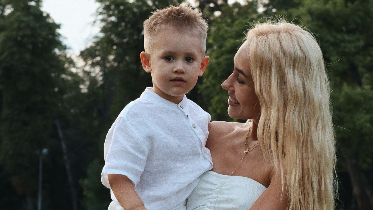 Даша Квіткова з сином Даша Квіткова з сином