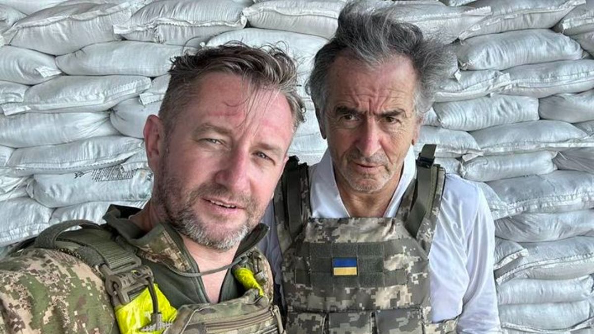 Сергей Жадан и Бернар-Анри Леви Сергей Жадан и Бернар-Анри Леви