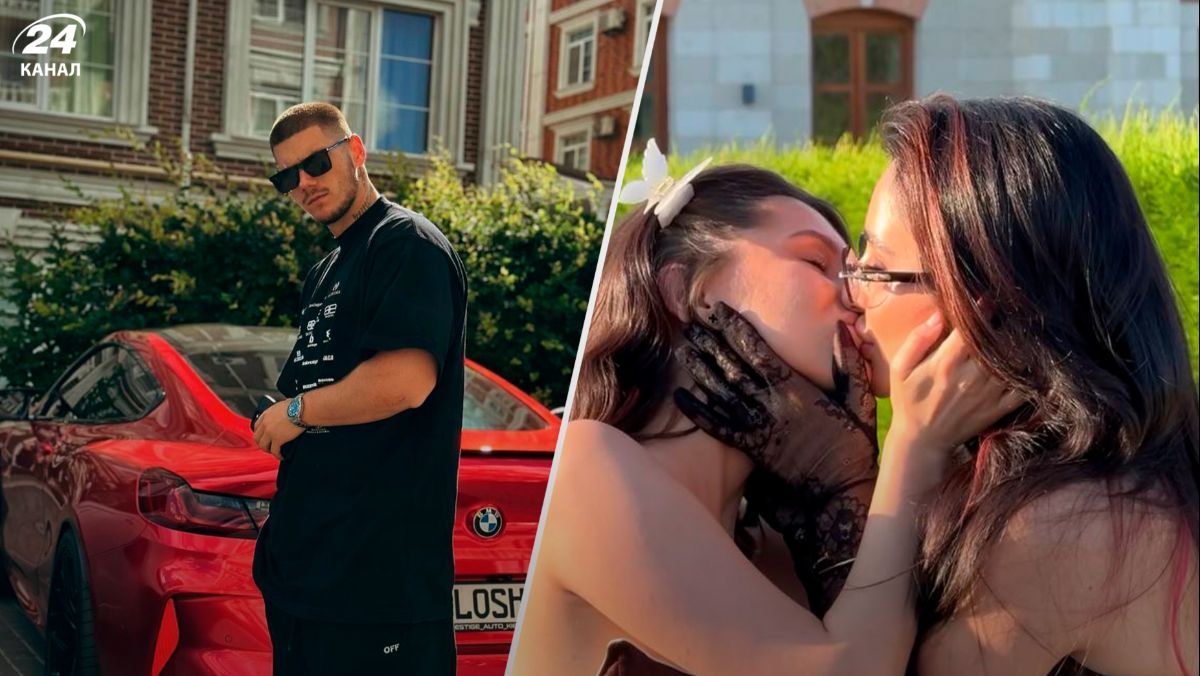 Олександр Волошин та Анна Трінчер з подругою Олександр Волошин та Анна Трінчер з подругою